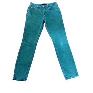Aeropostale Designed in NYC High Waisted Jegging Green Stretch Size 6 Regular